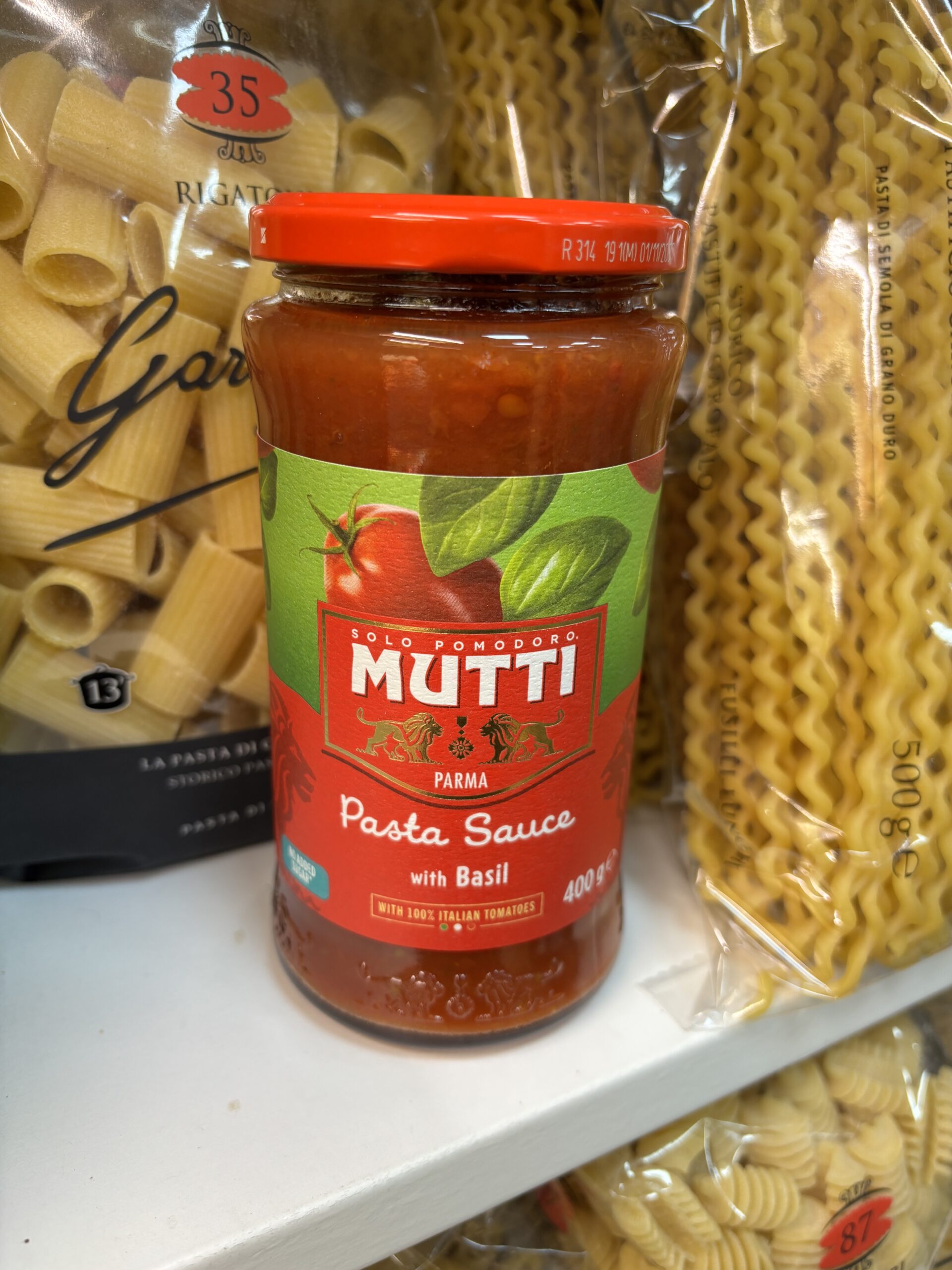 Mutti - Pasta Sauce With Basil - 400g
